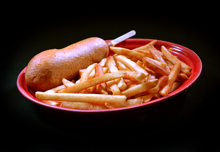 #3 Corn Dog with Fries